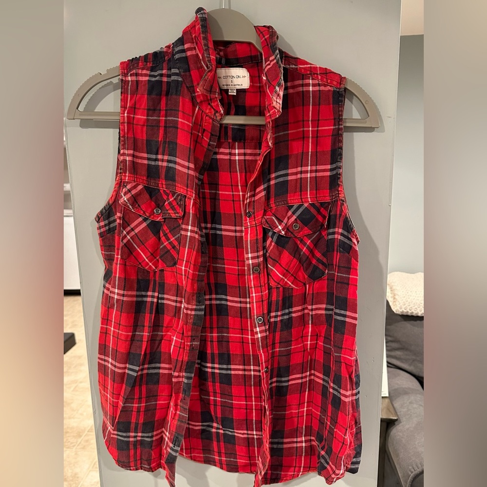 Flannel Vest